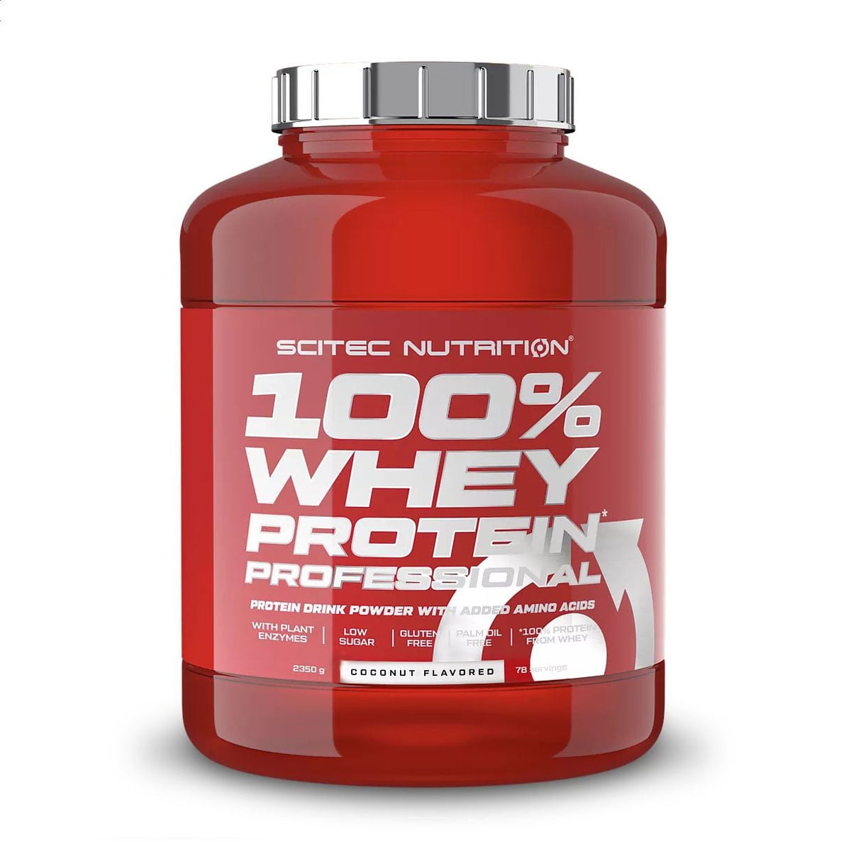 Протеїн Scitec Nutrition 100% Whey Protein Professional Кокос, в порошку, 2.35 кг